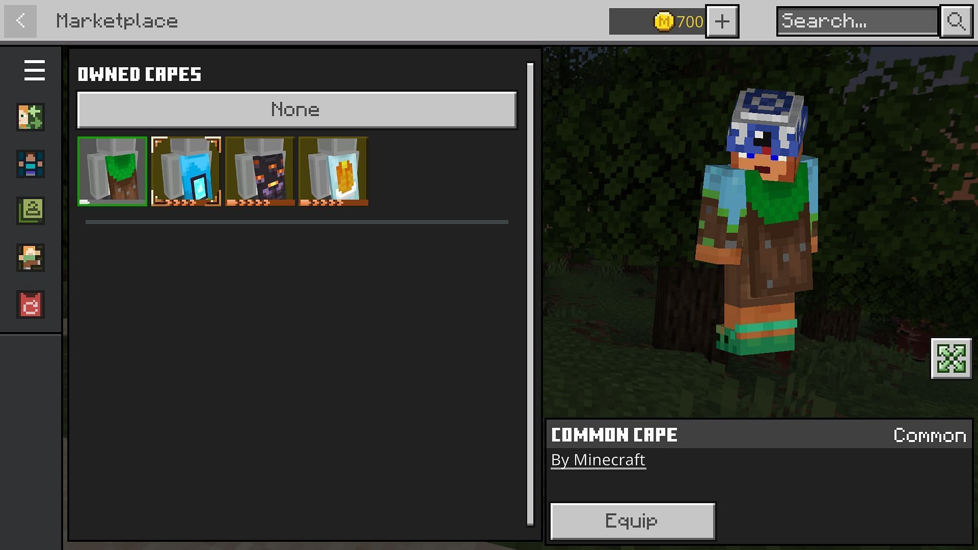 Follow these steps to get your hands on the Common cape in Minecraft (Image via Sportskeeda Gaming || Mojang Studios)